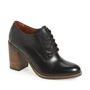 Lucky Brand New Masie Heel Leather Oxford Bootie